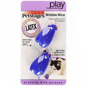 Petstages: игрушка Play "Мышки-воблер", для кошек, 2 шт