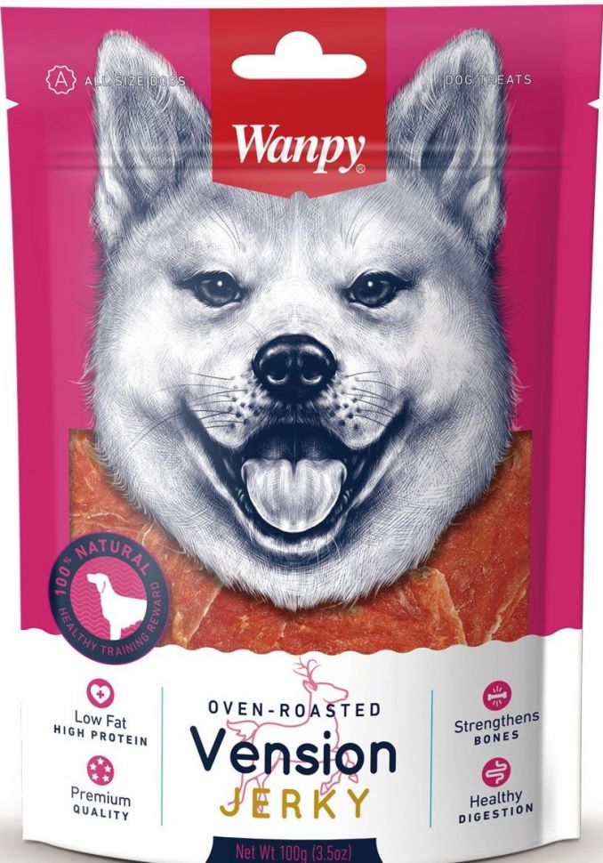 Wanpy Dog филе из оленины 100 гр.
