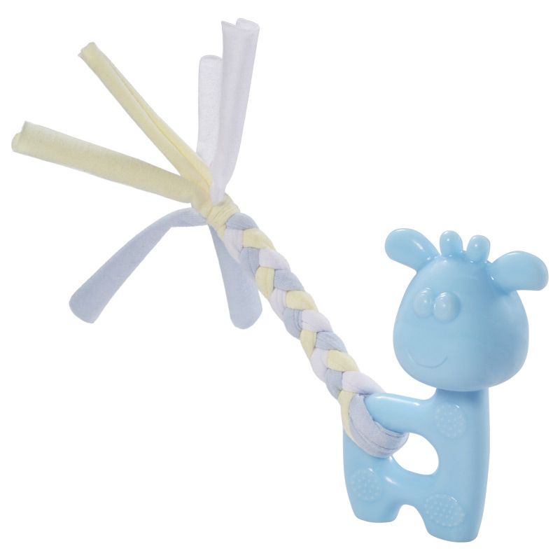 Triol: Игрушка для щенков, из термопластичной резины, Олененок, голубой, серия PUPPY, 100/185 мм