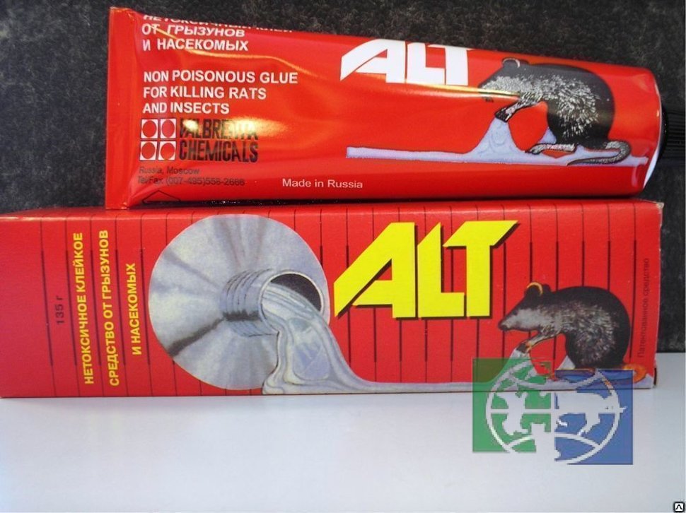 Клей ALT нетоксичное средство от грызунов и насекомых, 130 мл.