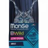 Monge BWild Cat Anchovies LOW GRAIN низкозерновой корм для взрослых кошек с анчоусами 1,5 кг