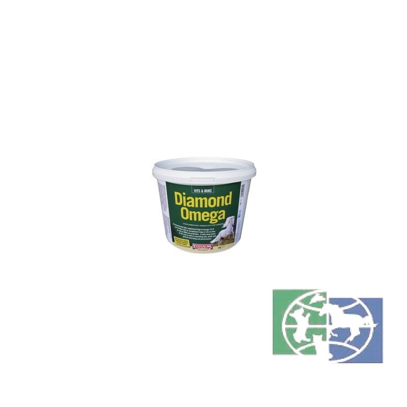 Equimins: Добавка для пищеварения/Diamond Omega - Micronised Linseed Supplement, 2 кг