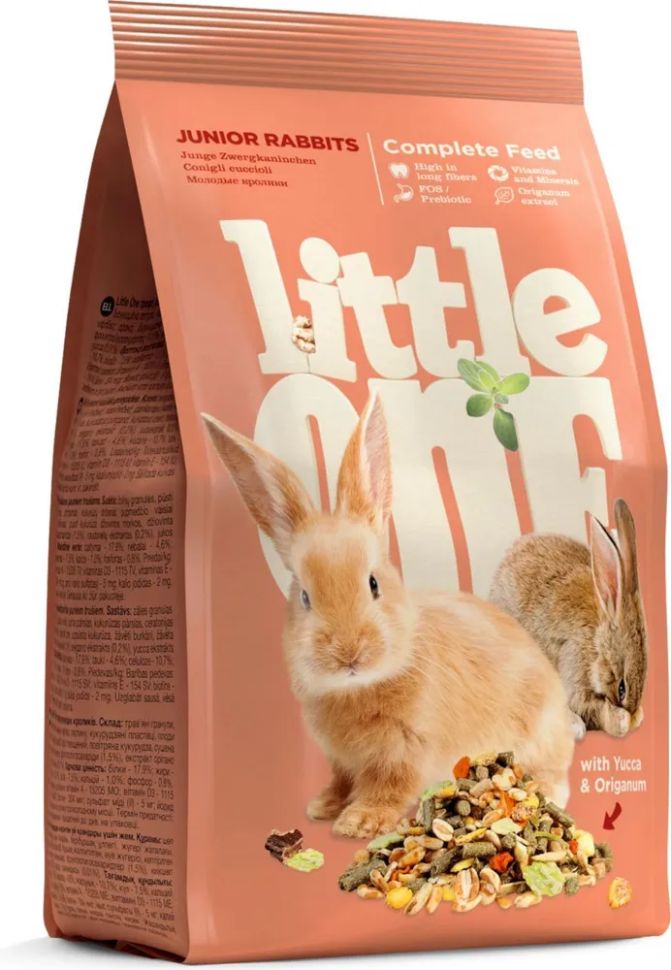 Little One: Корм для молодых кроликов, 900 гр