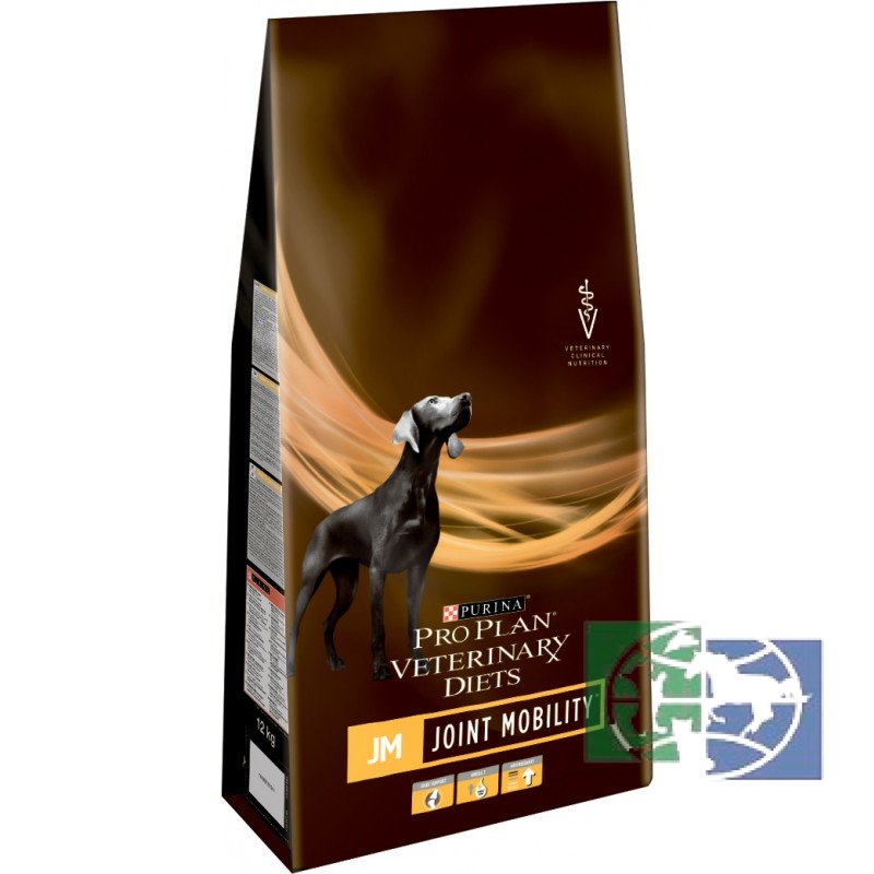 Сухой корм Purina Pro Plan Veterinary Diets JM для собак всех пород при заболеваниях суставов, пакет, 12 кг