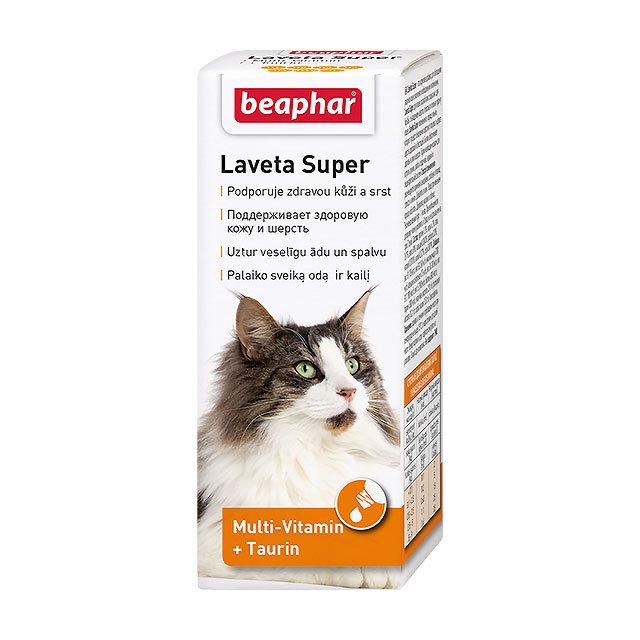 Beaphar: Laveta Super, кормовая добавка, для кошек, 50 мл