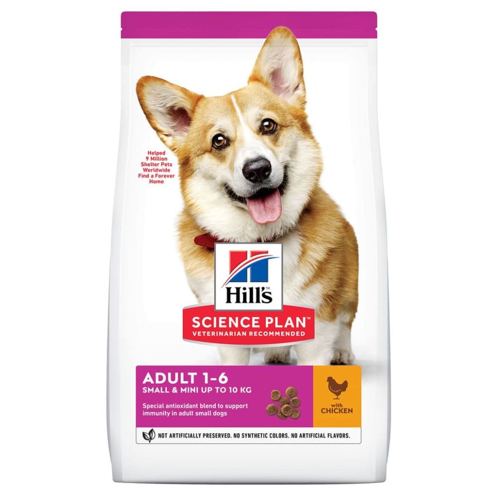 Hill's: Science Plan Dog, корм для взрослых собак мелких пород, на курице, 300 гр