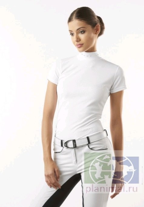 Сavalliera: Рубашка женская SILVER PURITY TECHNI с коротким рукавом, белый, р-р XS, 172-303412