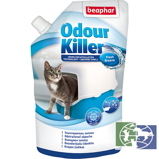 Beaphar: Уничтожитель запаха Odour Killer для кошачьих туалетов, 400 мл