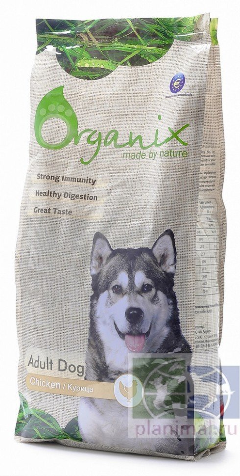 Organix корм для собак с курицей и рисом Adult Dog Chicken, 2,5 кг