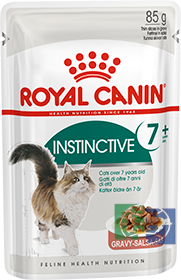 RC Instinctive + 7,  влажный д/кошек старше 7 лет в соусе. 85 гр.