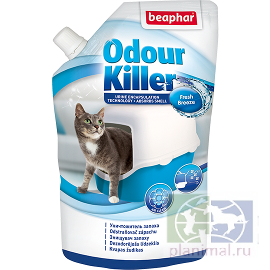 Beaphar: Уничтожитель запаха Odour Killer для кошачьих туалетов, 400 гр.