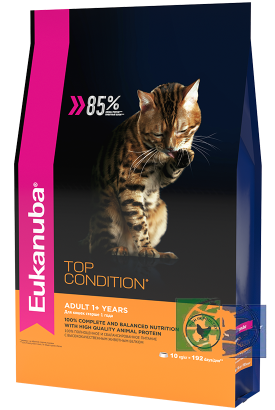 EUK Cat корм с домашней птицей для взрослых кошек 400 гр.