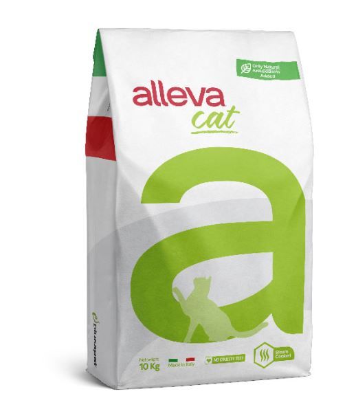 Alleva: Холистик, для стерилизованных кошек, курица и утка, волокна сахарного тростника и женьшень, 10 кг
