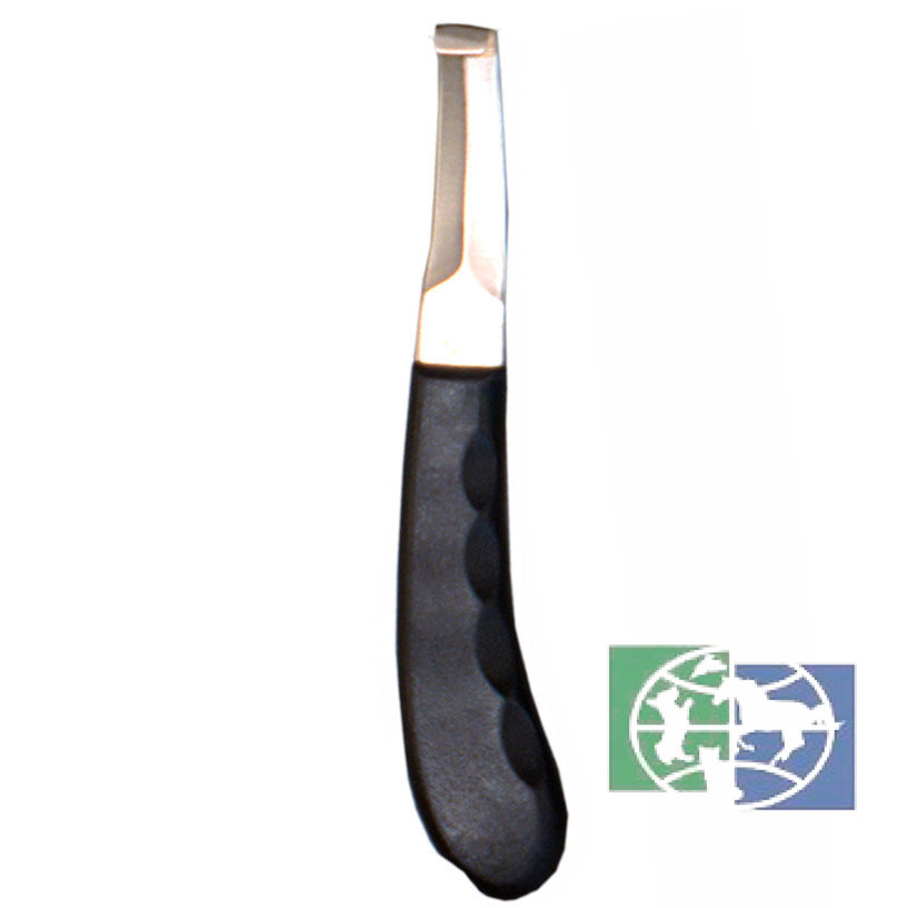 Tattini: Нож копытный двухсторонний TRIMMING KNIFE, професс., пластик. ручка, 4400499