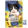 Лакомство для кошек Felix Party Mix "Сырный Микс" со вкусом сыров Чеддер, Гауда и Эдам, 60 гр.