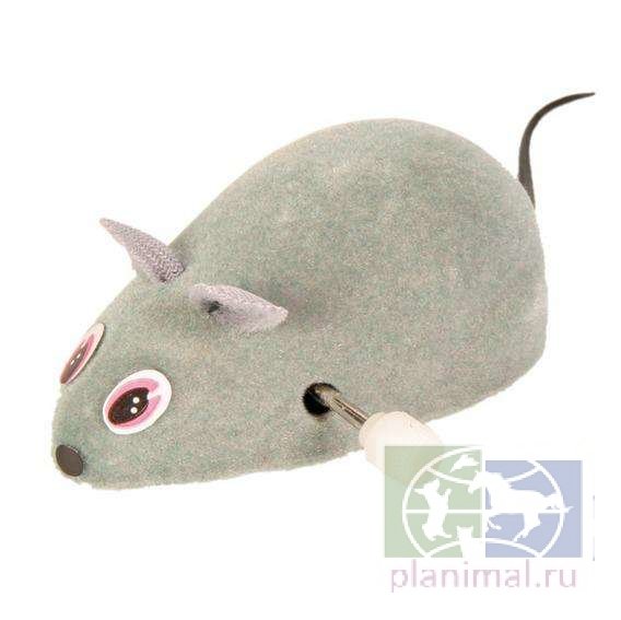 Trixie: Игрушка для кошек Мышь заводная 7 см, арт. 4092