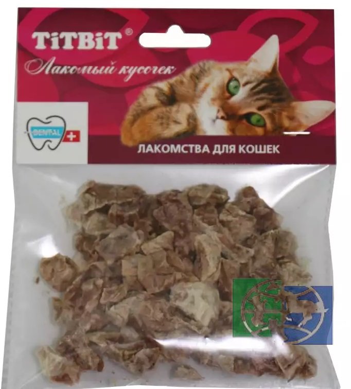 TiTBiT: легкое говяжье для кошек - мягкая упаковка, 8 гр.