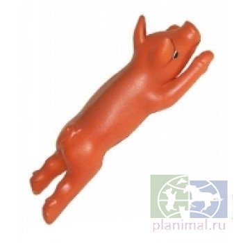 Игрушка для собак "Поросенок", винил, 16.5 см, арт. 2057