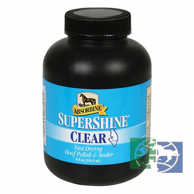 ABSORBINE: SuperShine® Hoof Polish & Sealer, Полировка для копыт прозрачная, 240 мл