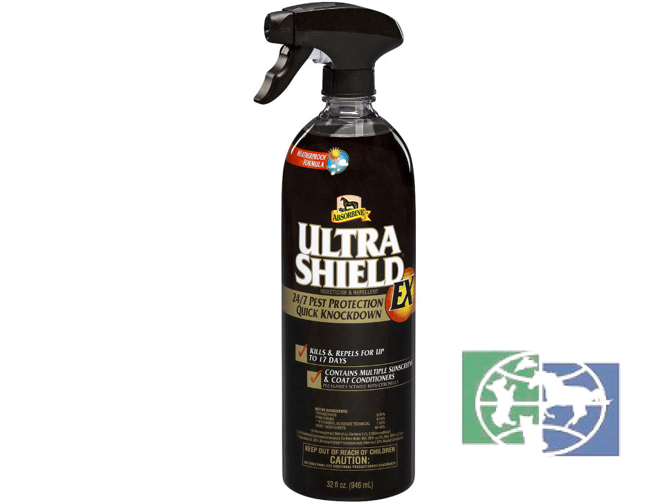 ABSORBINE: UltraShield® EX Insecticide & Repellent, Репеллент и инсектицид до 17 дней, 947 мл