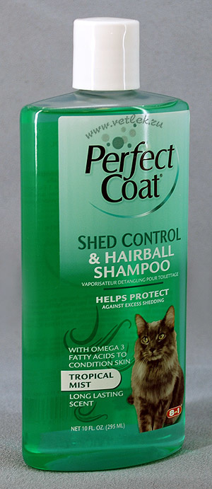Шампунь perfect Coat Shed Control. 8в1 шампунь д/Кош укрепл шерсть 295мл Control & Hairball. Шампунь для кошек 8 в 1. Зеленый шампунь для кошек топ.