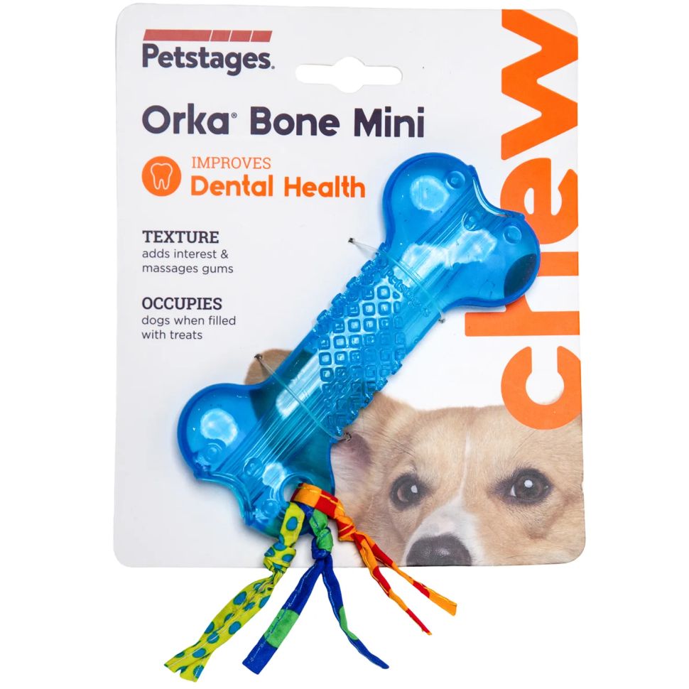 Petstages: игрушка для собак Mini "ОРКА косточка" 10 см