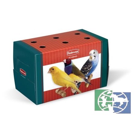 Padovan Переноска TRASPORTINO piccolo одноразовая картонная для грызунов и птиц (16*9*10 см)