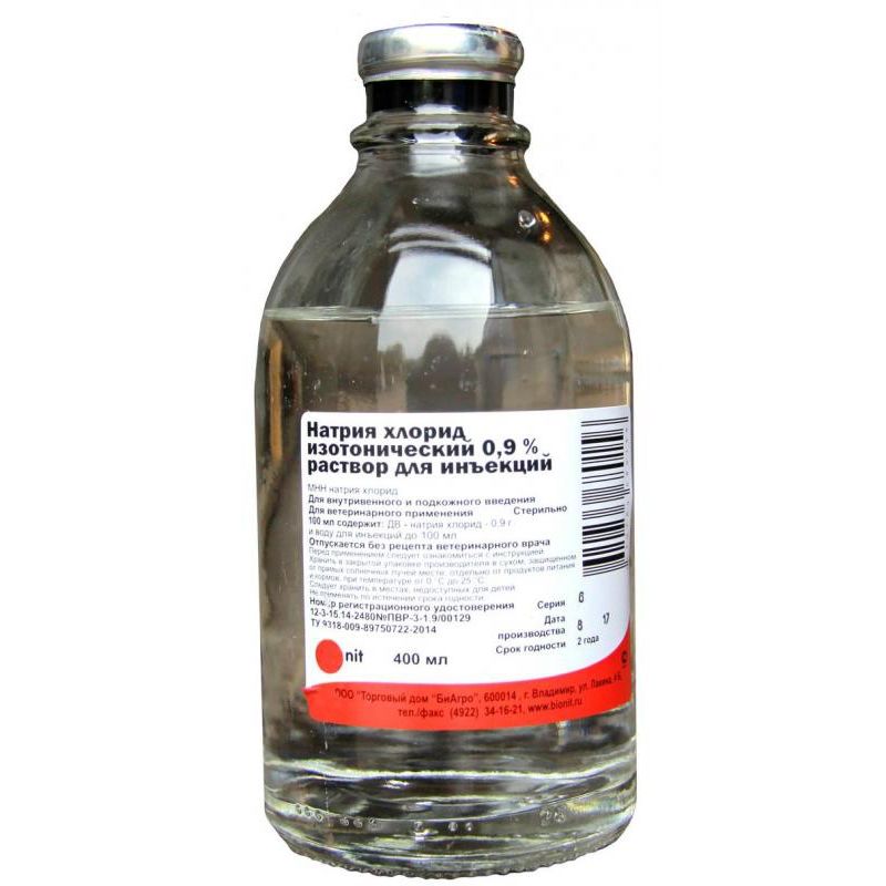 Bionit: Натрия хлорид 0,9%  400 мл