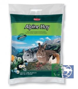 Padovan сено Alpine Hay альпийские травы и цветы для грызунов и кроликов, 0,7 кг