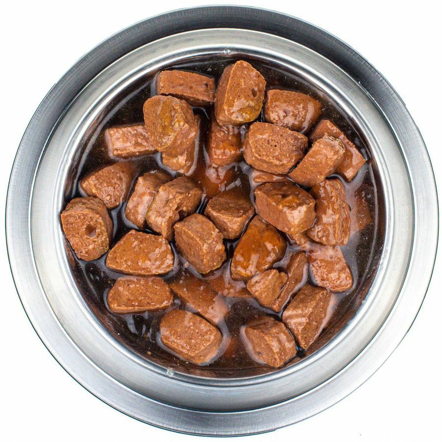 Мнямс Кусочки в соусе с ягненком для собак всех пород «КРАСИВАЯ ШЕРСТЬ» 400 г