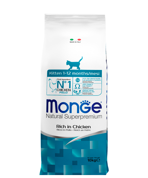 Monge: Cat сухой корм для котят, беременных и кормящих кошек, 10 кг