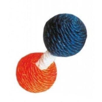 Игрушка для кошек "Гантель с мятой", сизаль, 12 х 4.5 см, арт. ТМ-2024