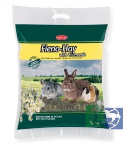 Padovan сено Fieno-Hay with Chamomile луговые травы с ромашкой для грызунов и кроликов, 0,7 кг