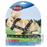 ixie: Шлейка для кролика с поводком, 10 мм х 1,2 м, нейлон с рисунком, арт. 6263