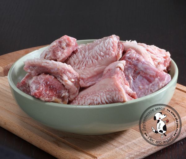 ЕкаПёс: Говяжий срез подъязычный, 15-20% соединительная ткань, 80% — мясо,1 кг