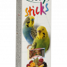Fiory Sticks лакомство с фруктами для попугаев, вакуум, 2 палочки по 30 гр., 60 гр.
