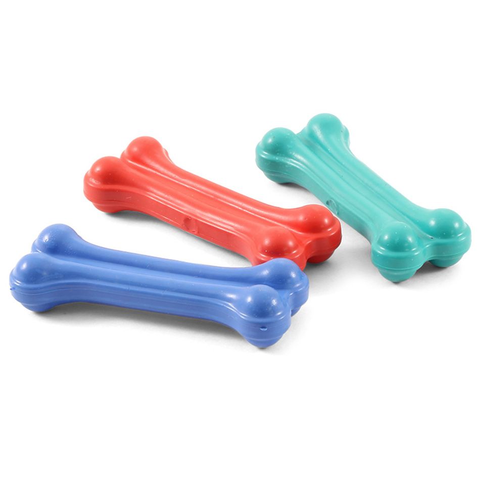 Gamma: Игрушка для собак из резины Кость литая № 1, 75 мм, уп.3 шт.