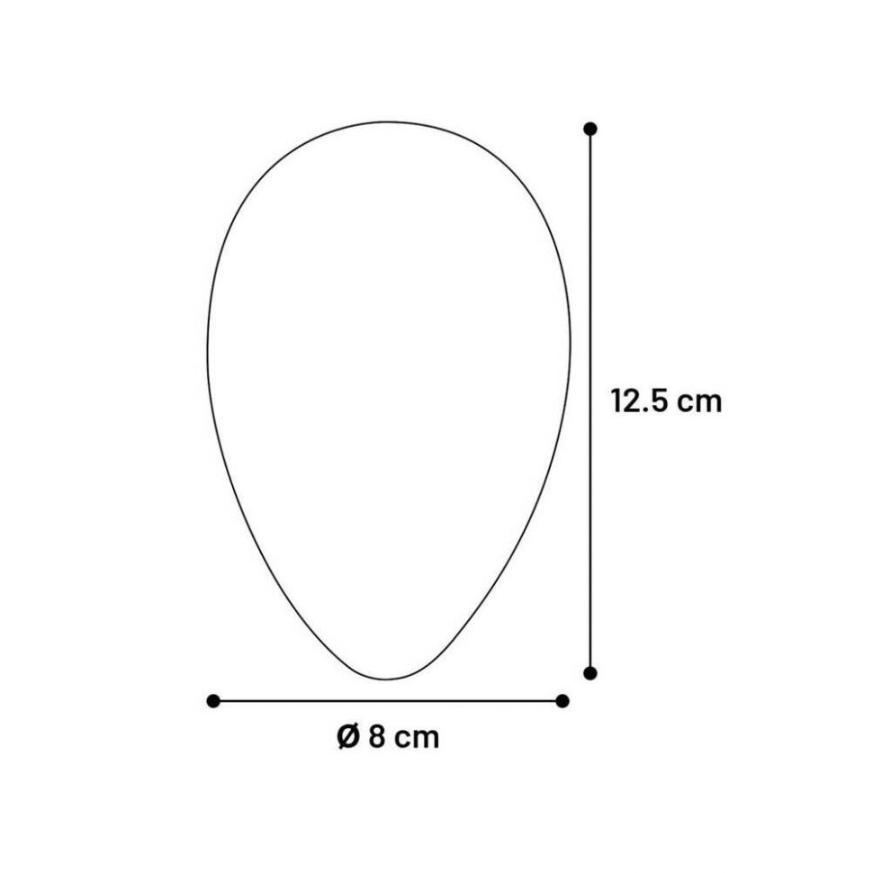 Flamingo: Игрушка для собак Яйцо красное 8,5 х 12,5 см, пластик