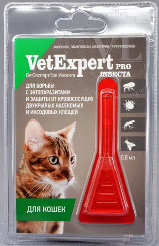 ВетЭкспертПро: Инсекта для кошек (VetExpertpro insecta), пипетка 0,8 мл