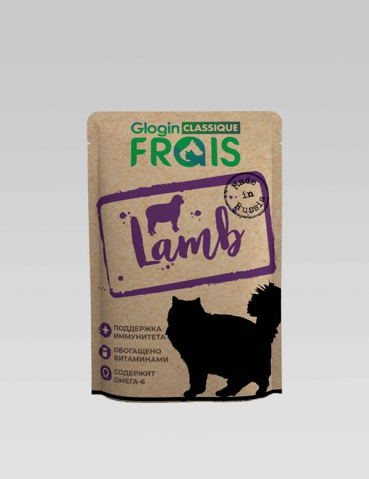 Frais Classique влажный корм для кошек Ягненок в нежном соусе 85 гр.