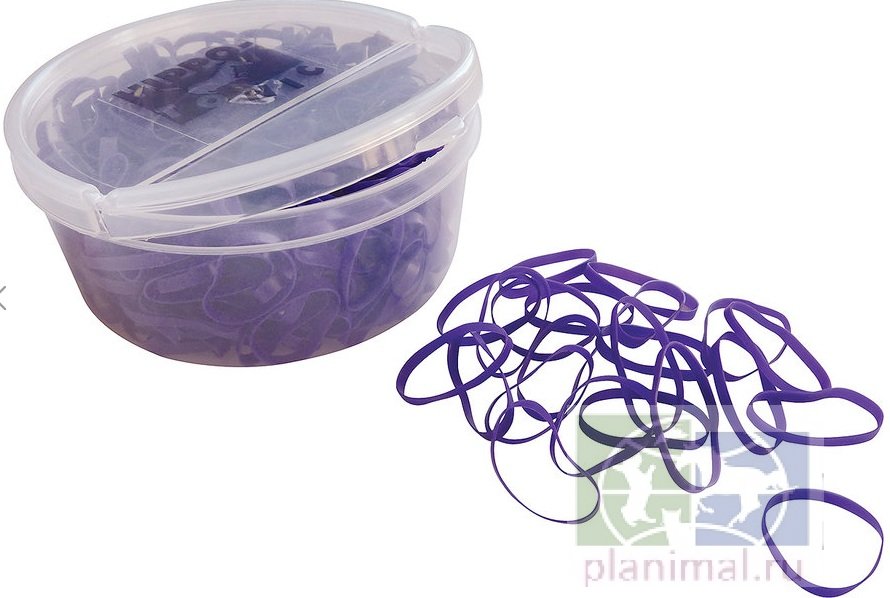 Ekkia: Резинки д/гривы силикон, пурпурный, коробка 450 шт., арт. 306777015