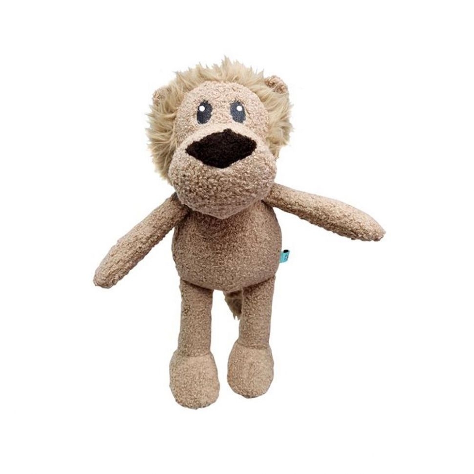 Tufflove: игрушка Лев, бежевый, для собак, 20 см 