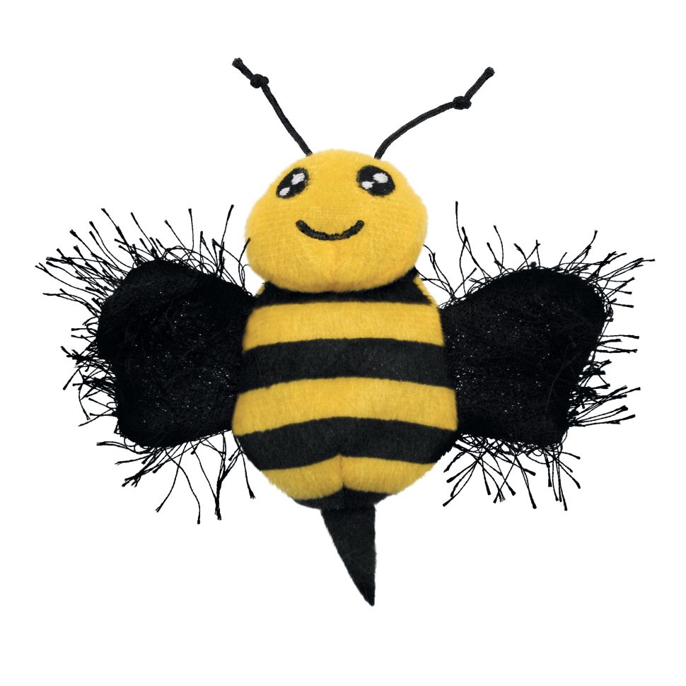 KONG игрушка для кошек Better Buzz Пчела, хрустит, с кошачьей мятой