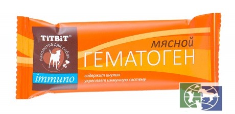 TiTBiT: Гематоген мясной immuno (1 шт), 35 гр.