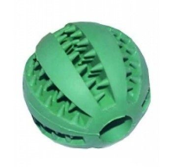 Игрушка для собак Мяч для чистки зубов, резина, 7 см, арт. YZJ064