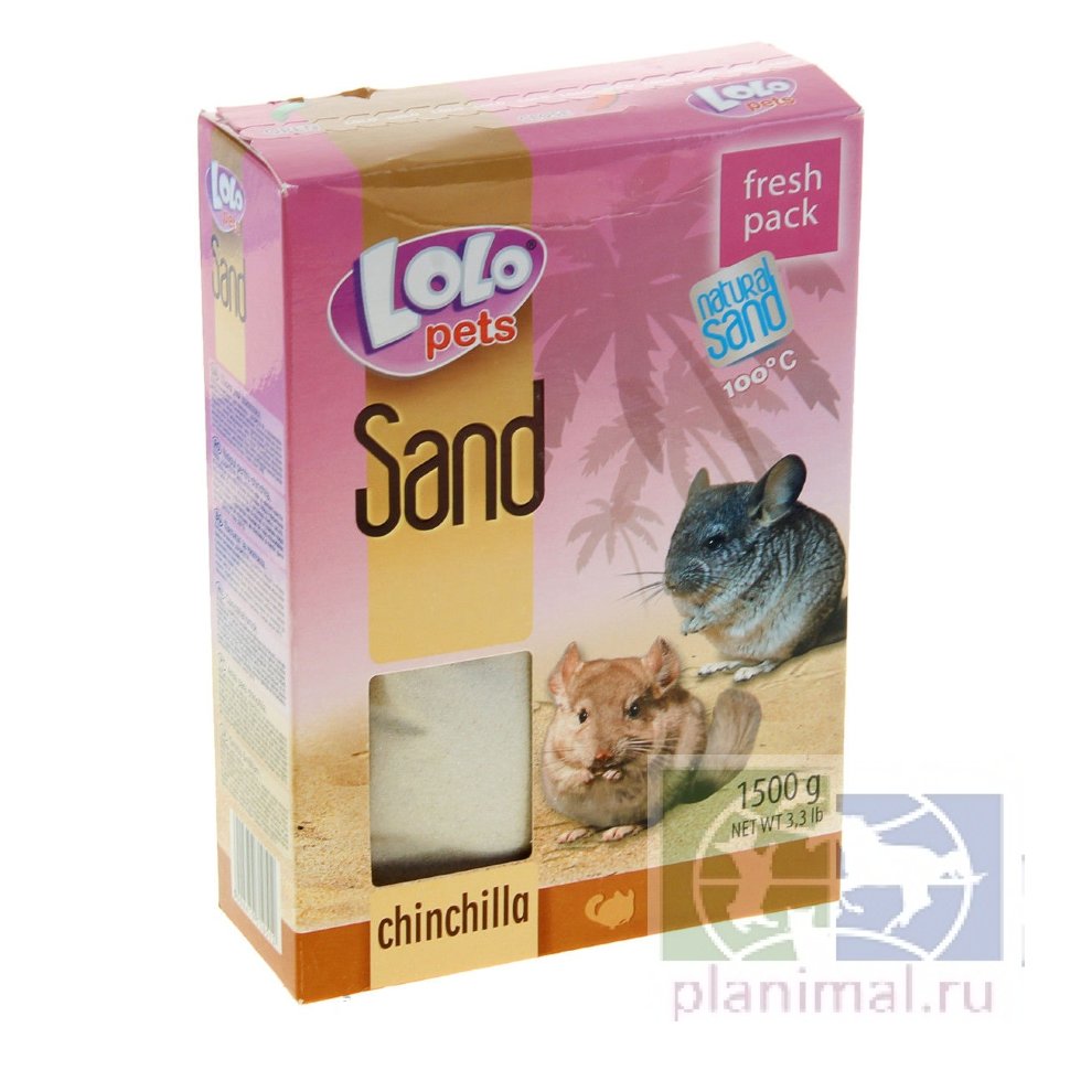 ЛолоПетс Песок для шиншиллы 1.5 кг