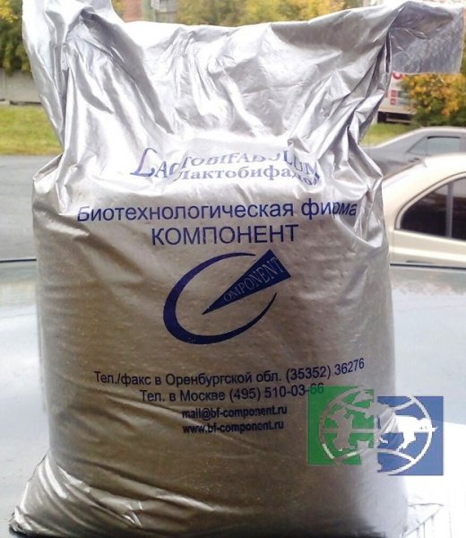 Компонент: Лактобифадол форте на муке, пробиотическая кормовая добавка, 20 кг