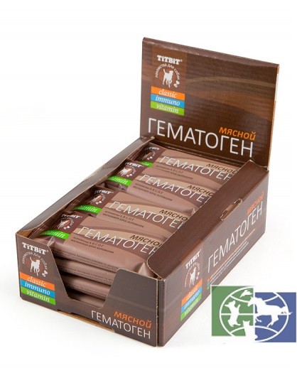 TiTBiT: Гематоген мясной vitamin (1 шт), 35 гр.