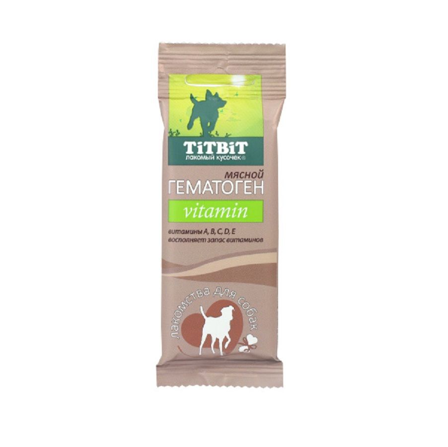 TiTBiT: Гематоген мясной vitamin, 35 гр