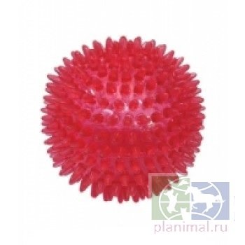 Игрушка резиновая для собак Мяч игольчатый,  8 см, арт. YZJ090